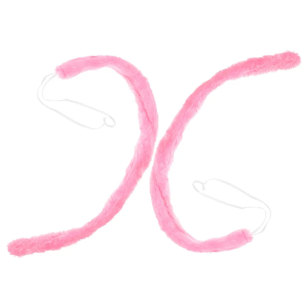 

2PCS Animal Tails Costume Props Halloween Cosplay Party Accessories Fabric Material Comfortable Wear Long Lasting Fun Creative
