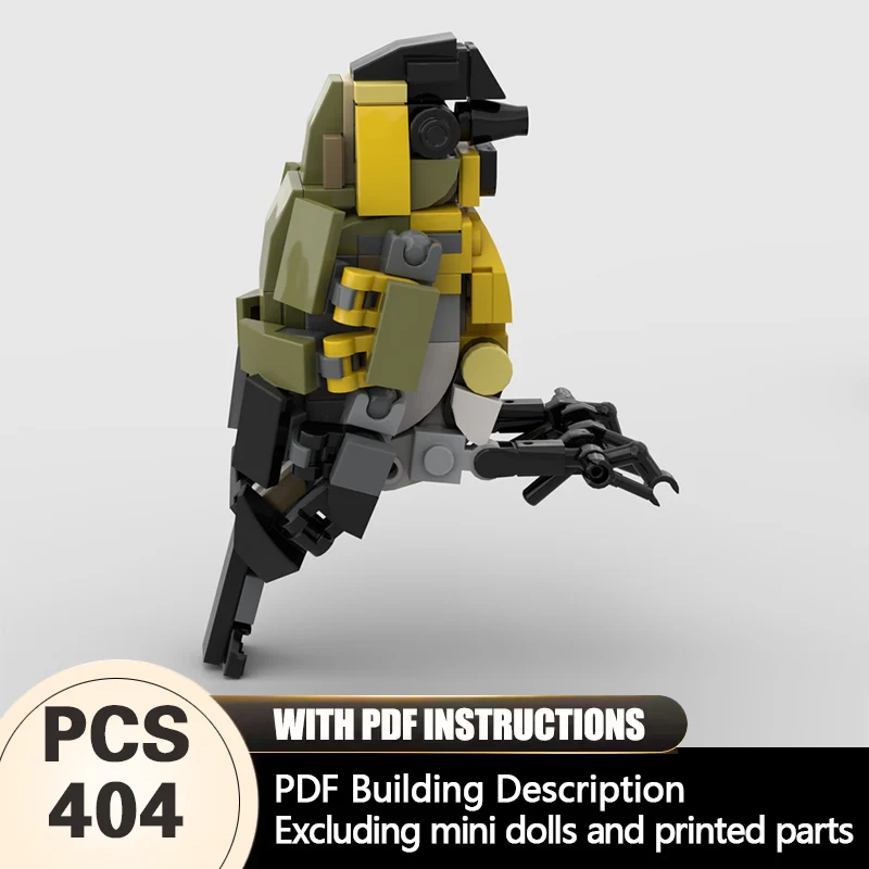 

Creators Animal Series Model MOC Building Bricks Siskin Modular Technology Gifts Holiday Assemble Children Toys Suit