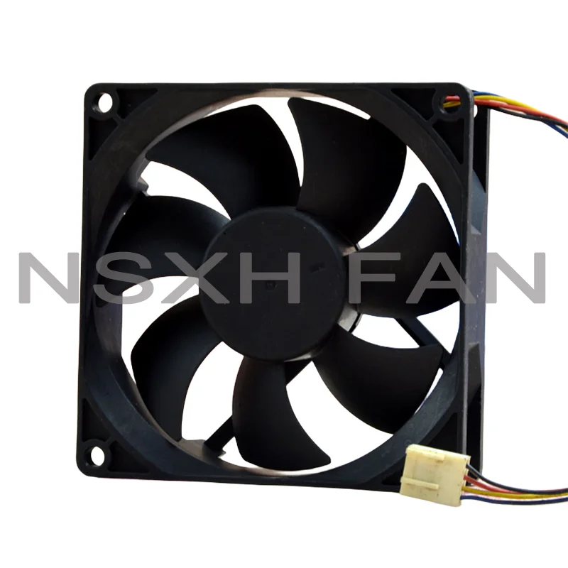 Rolamento de esferas PWM Ventilador, DS09225R12HPFAF, 9cm, 9cm, 4 Linhas, 9025, Novo