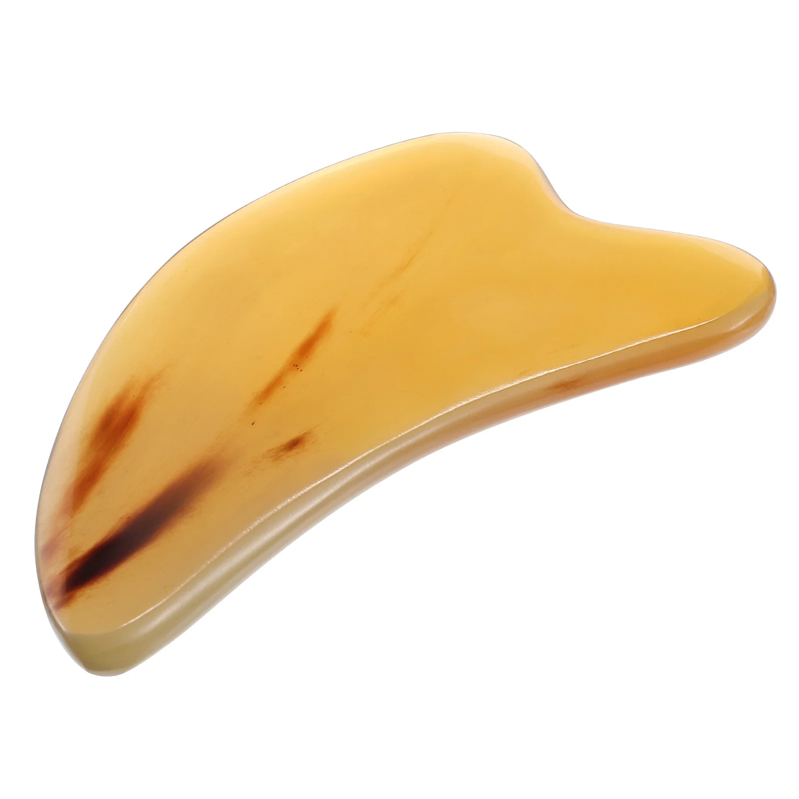 แผ่นขูดกัวซาทำจากเขาควายธรรมชาติ สำหรับนวดหน้า คอ และร่างกาย ช่วยผ่อนคลาย บำรุงผิวให้สุขภาพดี ใช้สำหรับขูดผิวหน้า