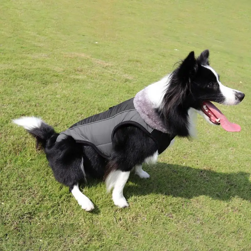

Dog Winter Jacket Warm Winter Jacket Vest Reflective Dog Snow Jacket Clothes Dog Clothes For Large Dogs And Pets