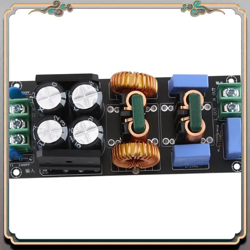 

Durable Power Filter Board Module EMI Filter AC Mains Purification Hifi Audio Noise 10A Easy To Use