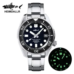 Heimdallr Watch For Men MM300 Sumo SBDX 300M Waterproof Sapphire Crystal Glass C3 Luminous Green Dial NH35 Automatic Movement