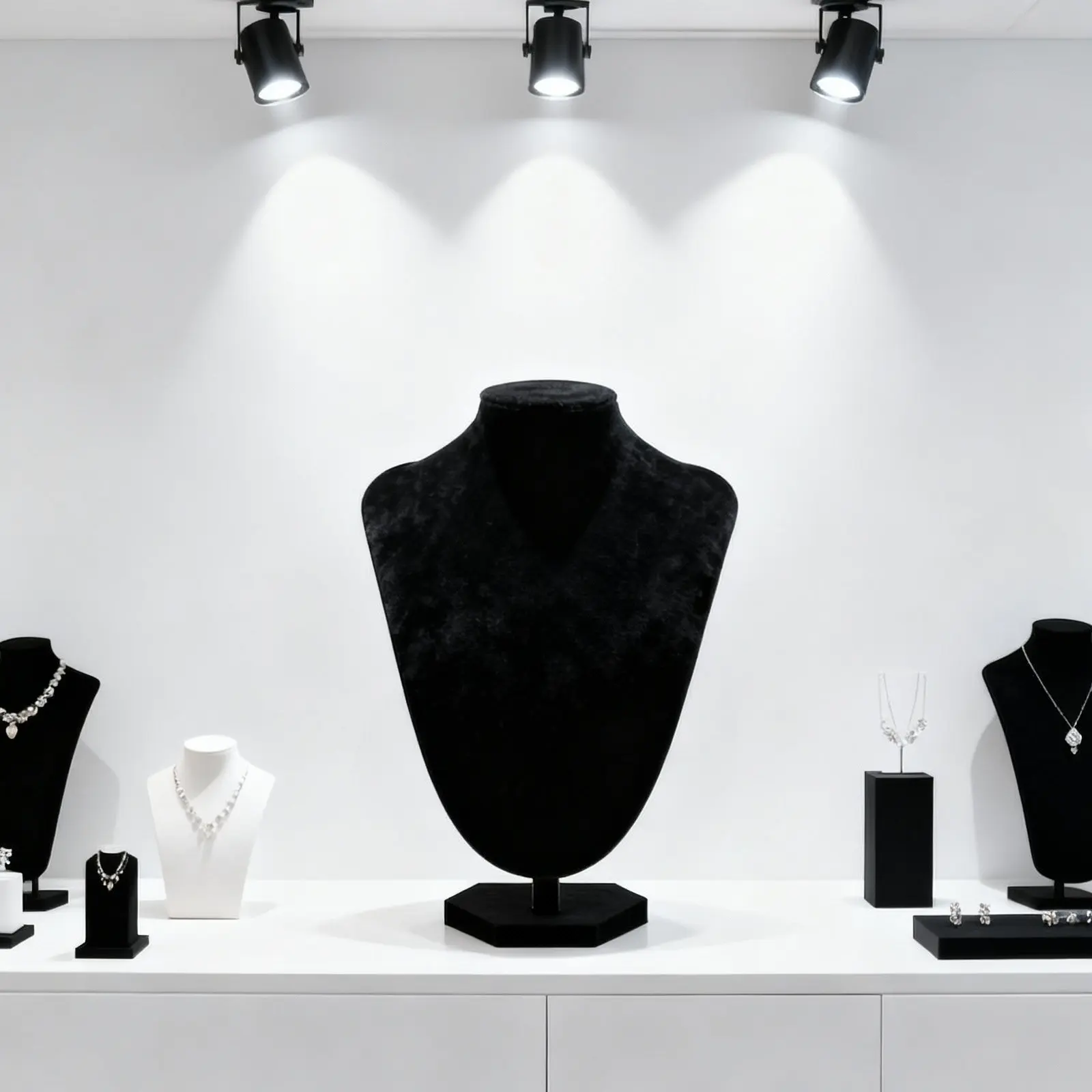 

Подставка-бюст для ювелирных изделий (1 шт.), держатель для ожерелий и цепочек, премиум-органайзер для демонстрации украшений