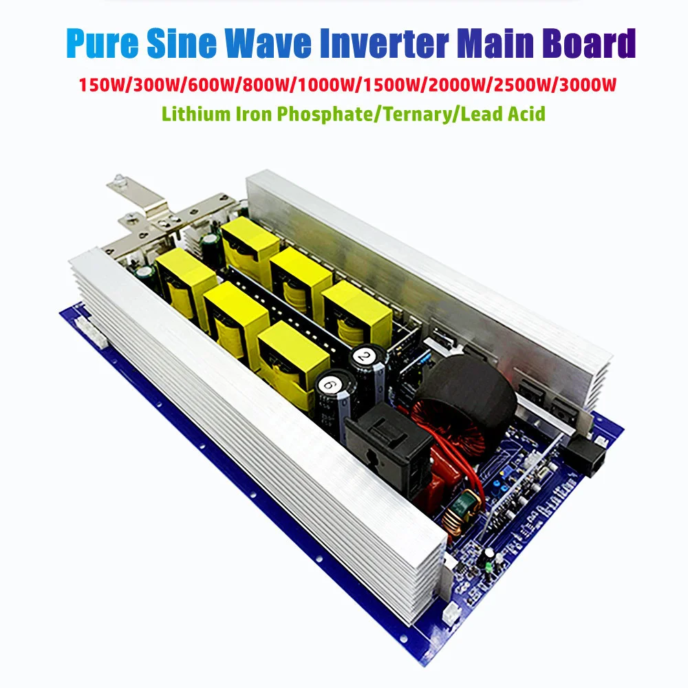 Pure Sine Wave Inverter Module 12V24V48V To 220V High-power Vehicle Caravan Household Battery Converter Main Board 150W~3000W