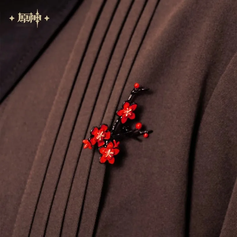 لعبة Genshin Impact منتج أصلي رسمي هو تاو موضوع بروش هالوين عيد الميلاد لتقوم بها بنفسك هدايا تأثيري حلية لعبة ملحق