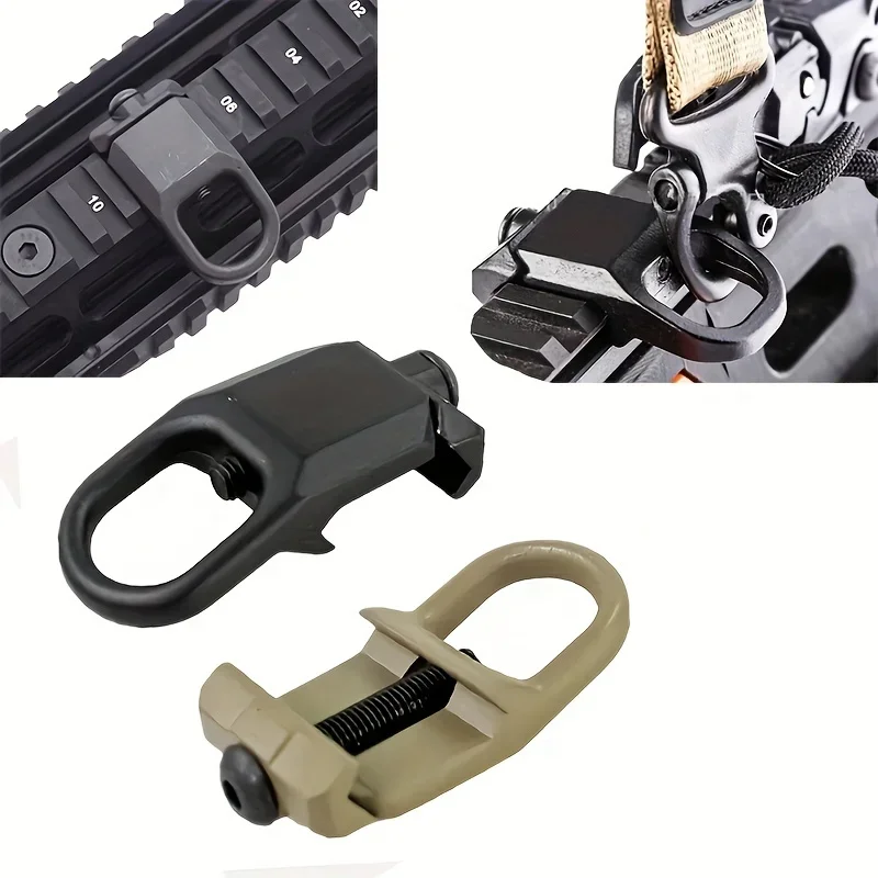 Tactical GBB Quick Detach Release QD Sling Swivel Scope Mount Ring .223 AR15 Hunting Accessories Fit 20mm Rail Weapon QD Adapter image 4