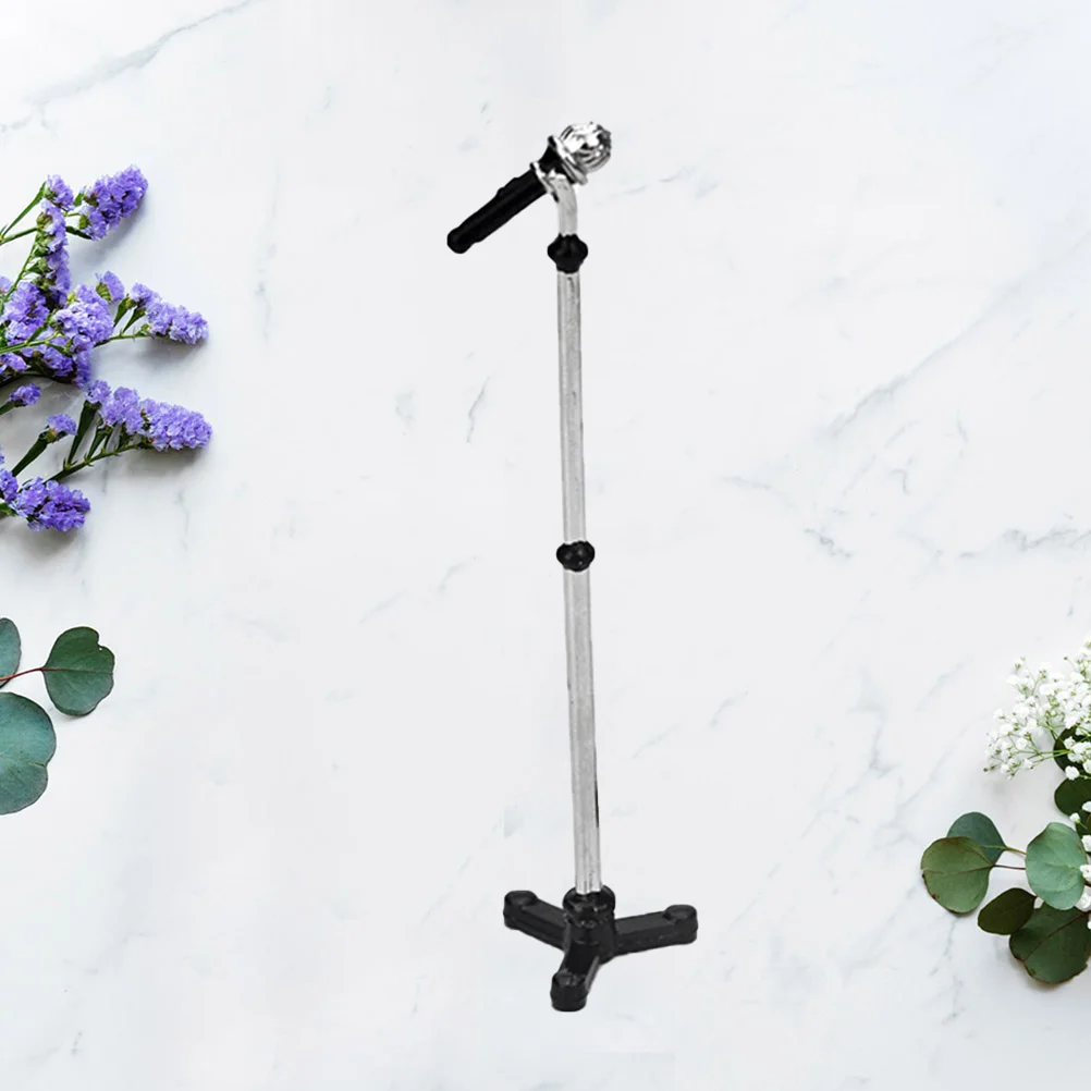 

Mini House Accessories Microphone Miniature Home Decor Metal Supplies Child Childrens Toys