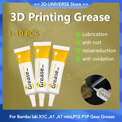 3D Printer Gear Grease Lube Reduce Noise Good Lubrication Effect Lubricating Oil For Bambulab X1c P1S P1P