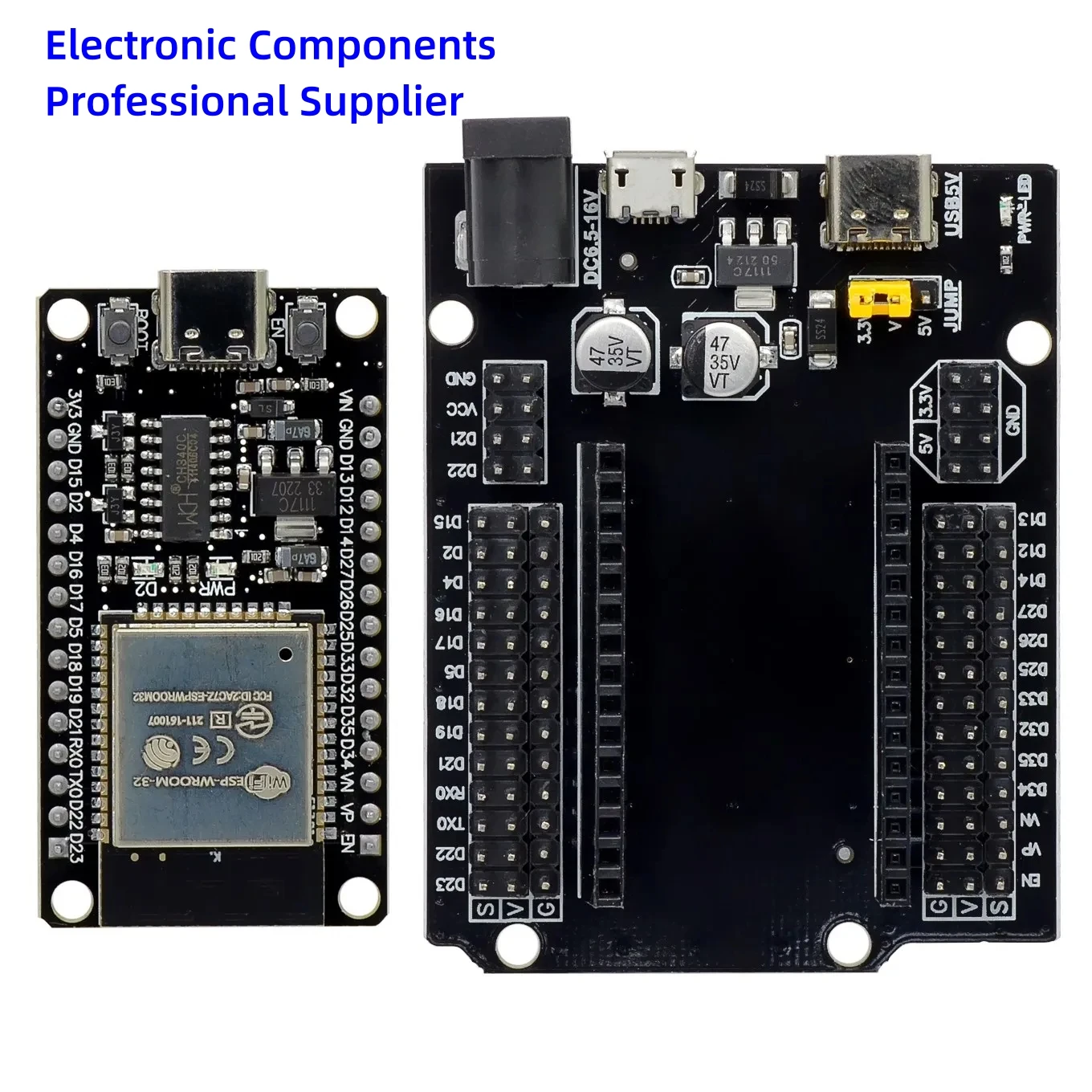 ESP32 Development Board TYPE-C USB CH340C WiFi+Bluetooth Ultra-Low Power Consumption Dual Core ESP32-DevKitC-32 ESP-WROOM