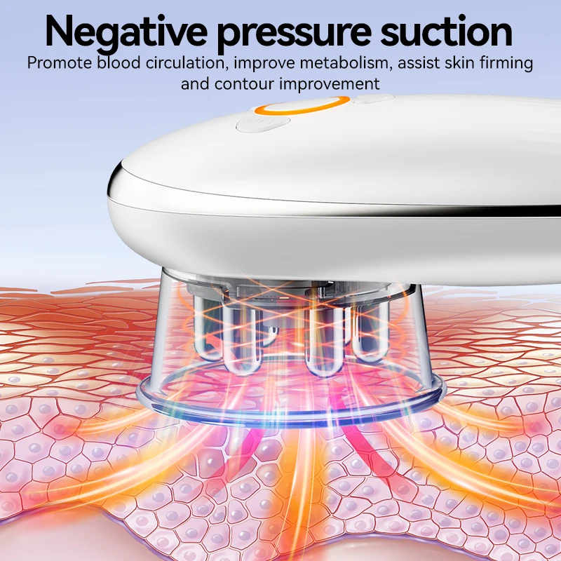 4 in 1 Electric Cellulite Massager Body Sculpting Slimming Machine for Stomach Waist Arms Legs Handheld Facial Skin Tighten Tool