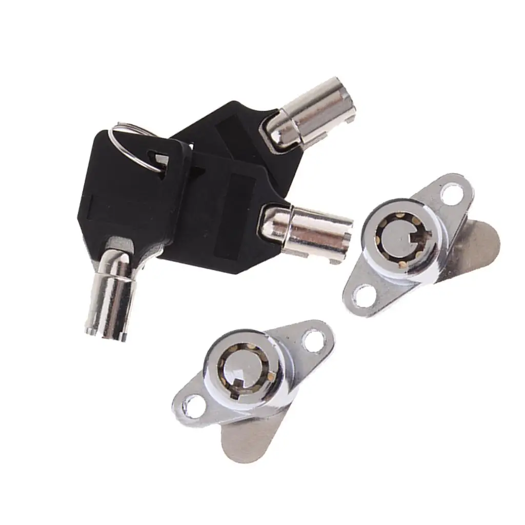 Motorcycle Steel Hard Saddlebag Lock Key Set For Harley Touring Electra Glide Road King 1993-2013 Moto Accessories