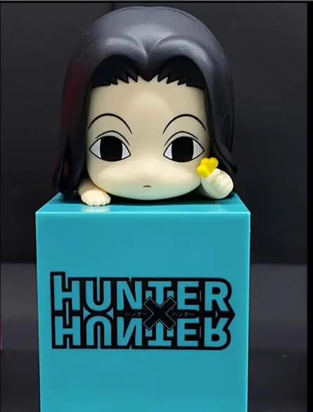 No box 10cm 2023 In stock!100% Original Hisoka/Illumi/Chrollo Lucilfer Q version Action Figure Anime Model Toys