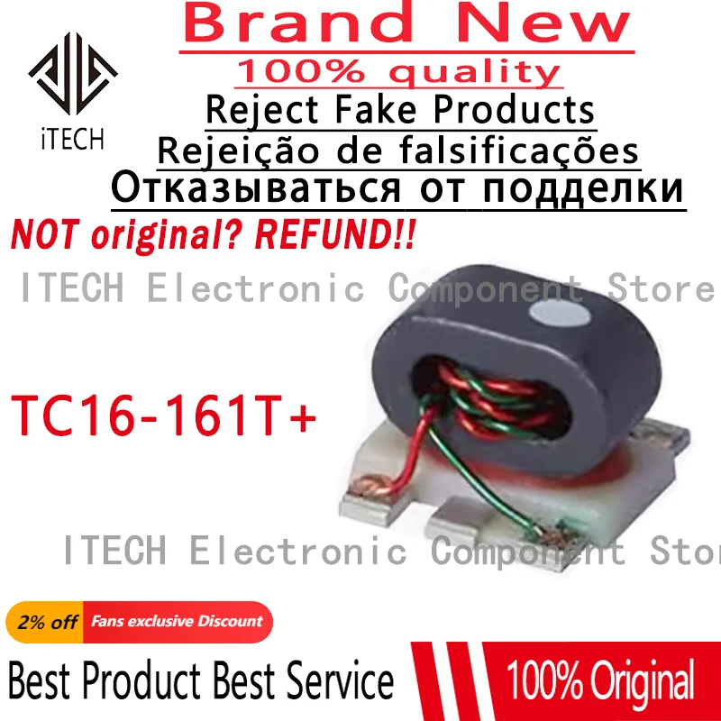 

5pcs/lot Original TC16-161T+ 0.6-160MHz RF TRANSFORMER 100% New and Genuine