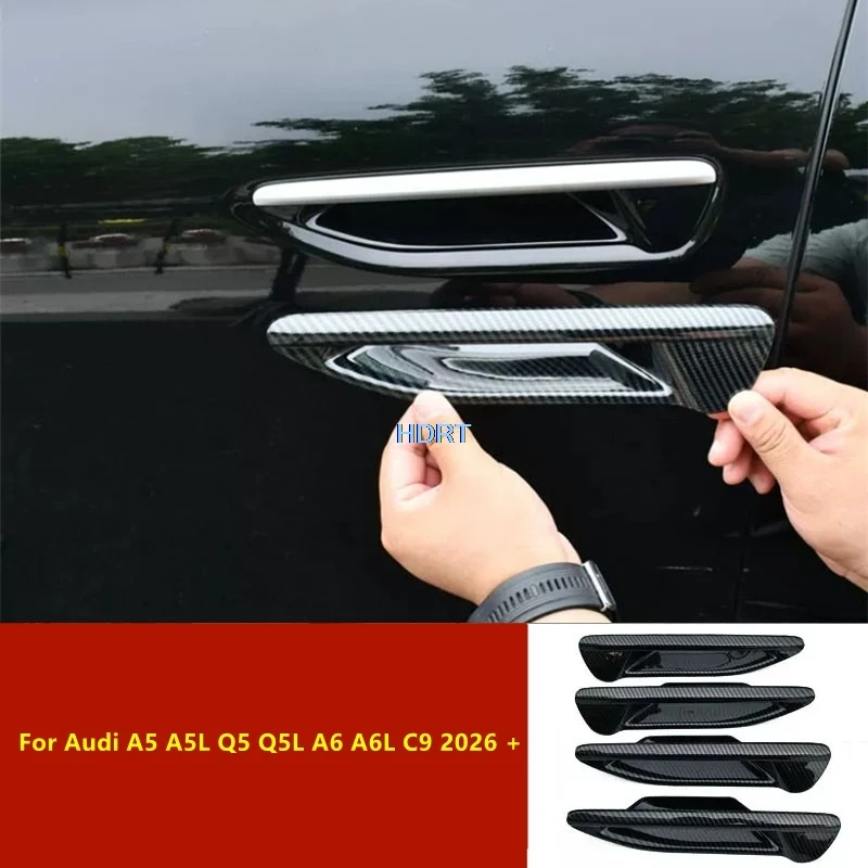 

Car Styling Door Bowl Handle Shell Scratch Resistant Cover Accessories Exterior Sticker For Audi A5 A5L Q5 Q5L A6 A6L C9 2026 +