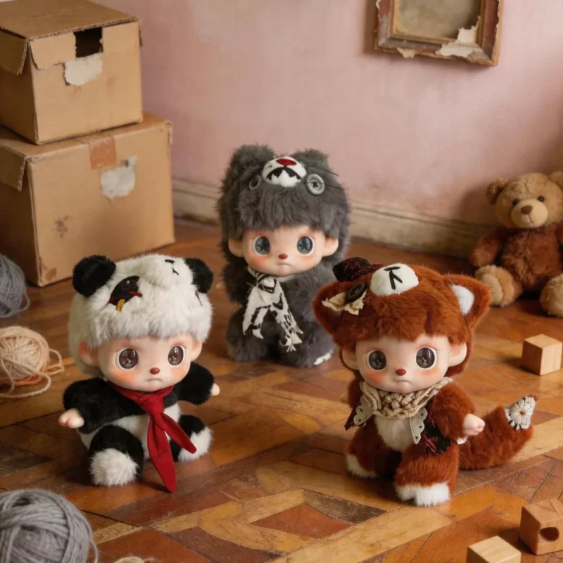 TNT ANMOO The Lost Doll Series Plush Pendant Blind Box Original Toys Guess Bag Mystery Box Doll Anime Figure Ornament