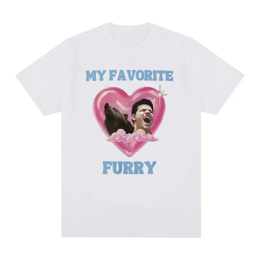 Jacob Black Is My Favorite Furry T-shirt Twilight Funny Meme T Shirt Y2K Harajuku Top Fashion Casual T-shirtstreet Wear Unisex