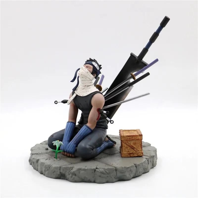 NARUTO Figure Momochi Zabuz Tears Goodbye Haku Anime PVC Figure NARUTO Zabuza Kakashi Sasuke Model Toy Gift 19cm