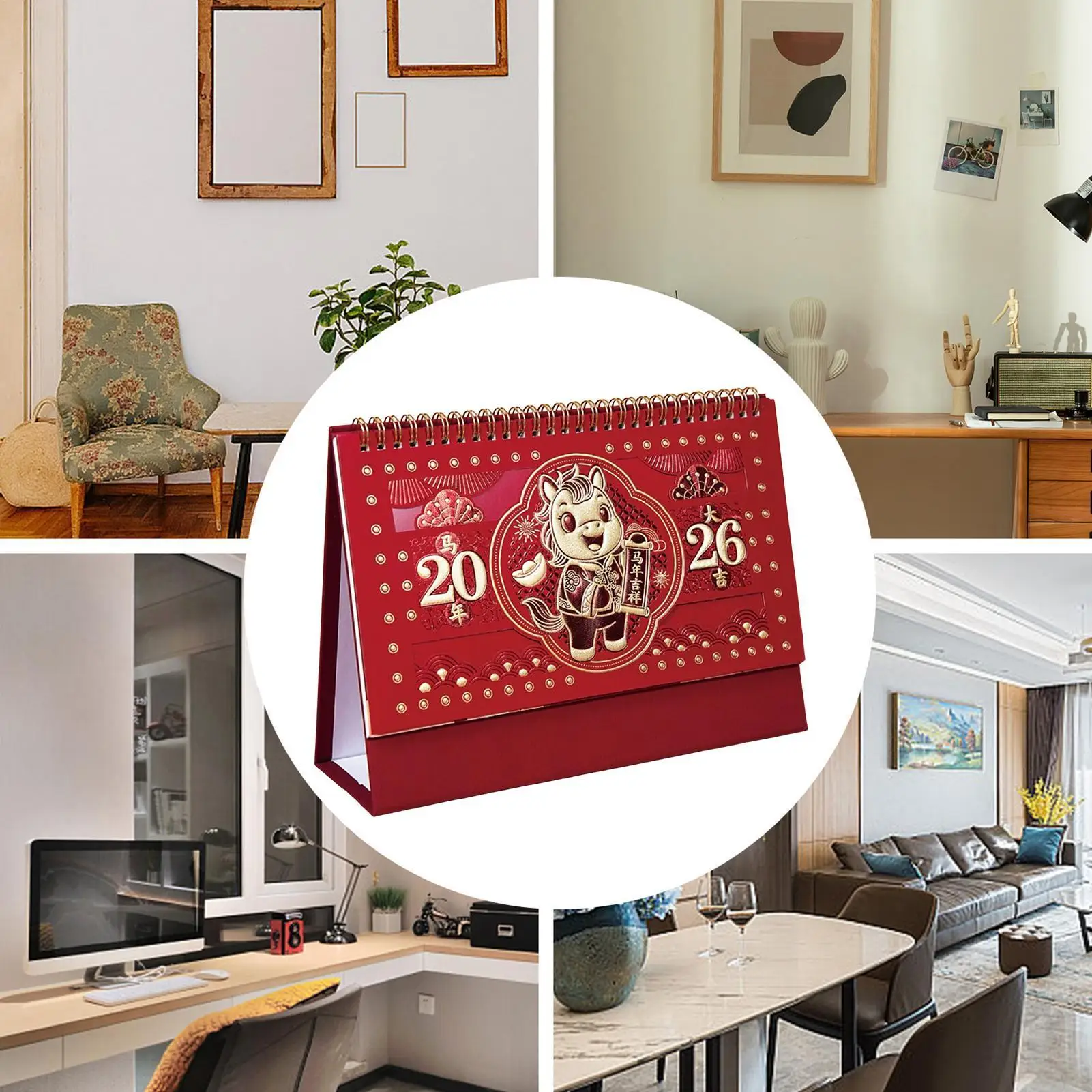 

Calendar For Desk Traditional Planner Lunar New Year Desktop Monthly Calendar For Students Kids Teens Adults Friends Classroom