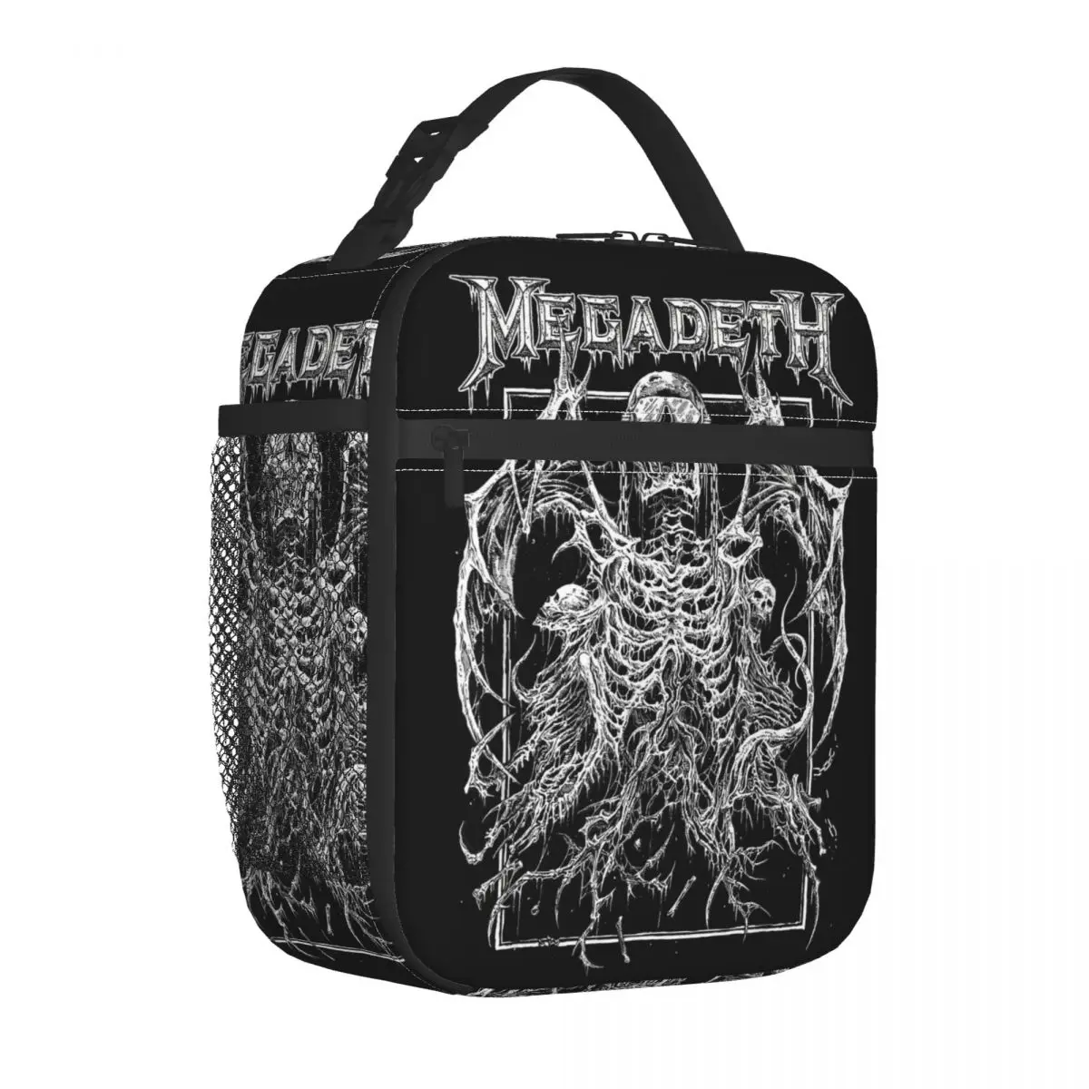 Megadeths Rock Band Vic Rising Insulated Lunch Bags Food Container Portable Cooler Thermal Lunch Box For Work