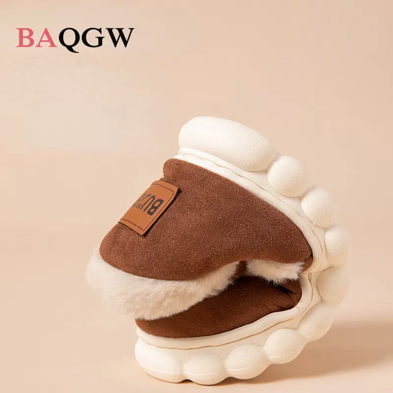 Kinderen Katoen Gevoerde Schoenen Winter Warm Fluwelen Katoen Slippers Kinderen Verdikking Peuter Laarzen Baby Jongens En Meisjes Casual schoenen