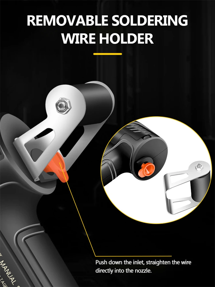 Electric Soldering Iron Gun Hand-Held Internal Heating Soldering Iron Automatically Send Tin Gun Soldering Welding Repair Tool