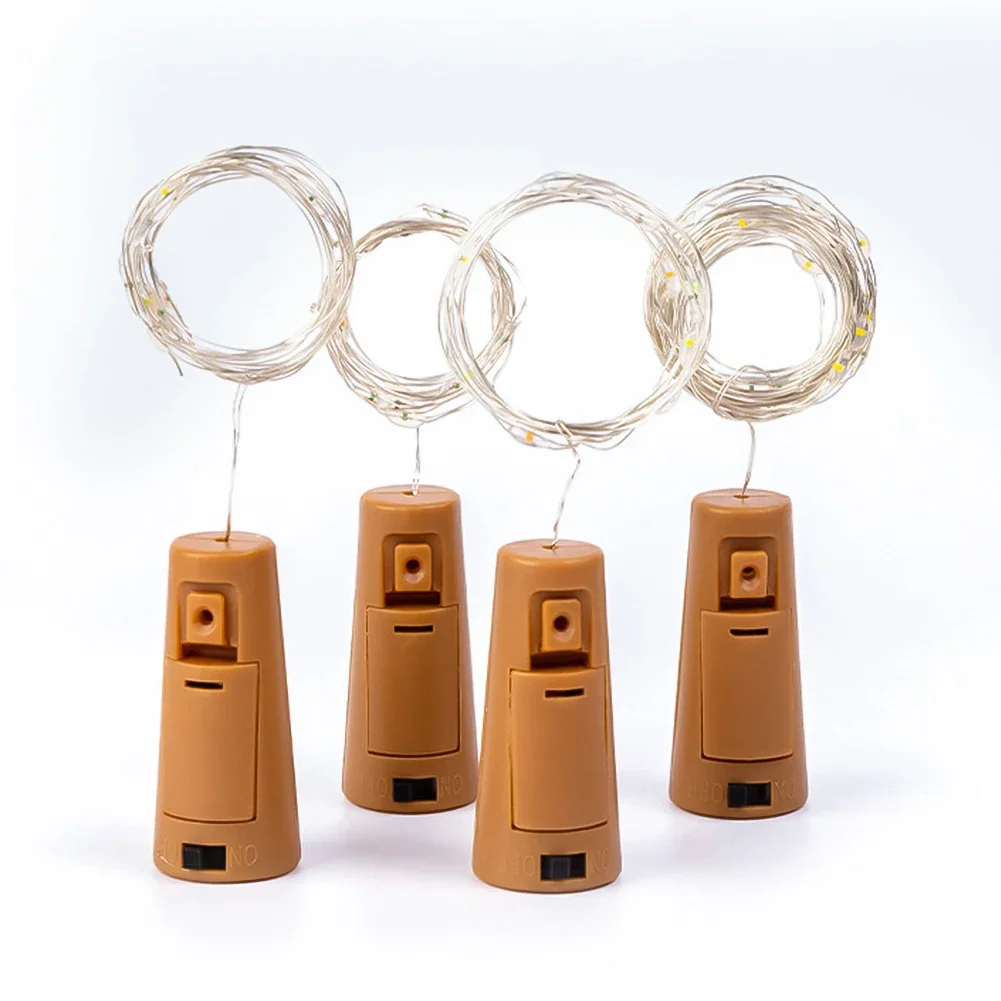 Bar LED Wine Bottle Cork 2M String Lights Christmas Decoration Led Lamp Bottle Fairy Lights Holiday Copper Wire Lights String