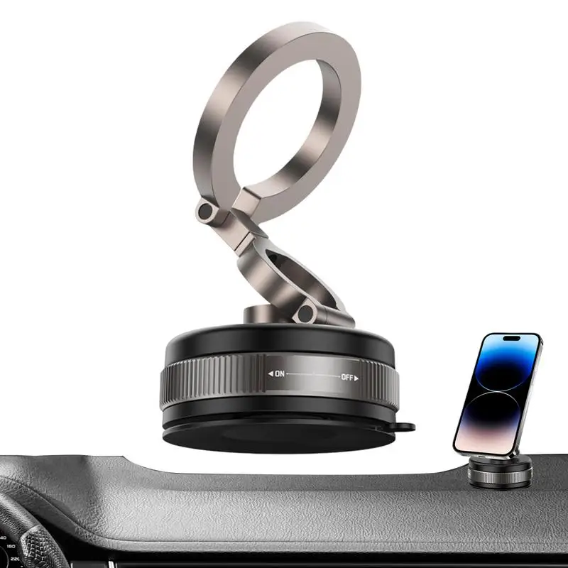 

Vacuum Phone Holder For Car Foldable Auto Cellphone Mount Portable Multifunctional Vacuum Magnetic Phone Holder For Dashboard