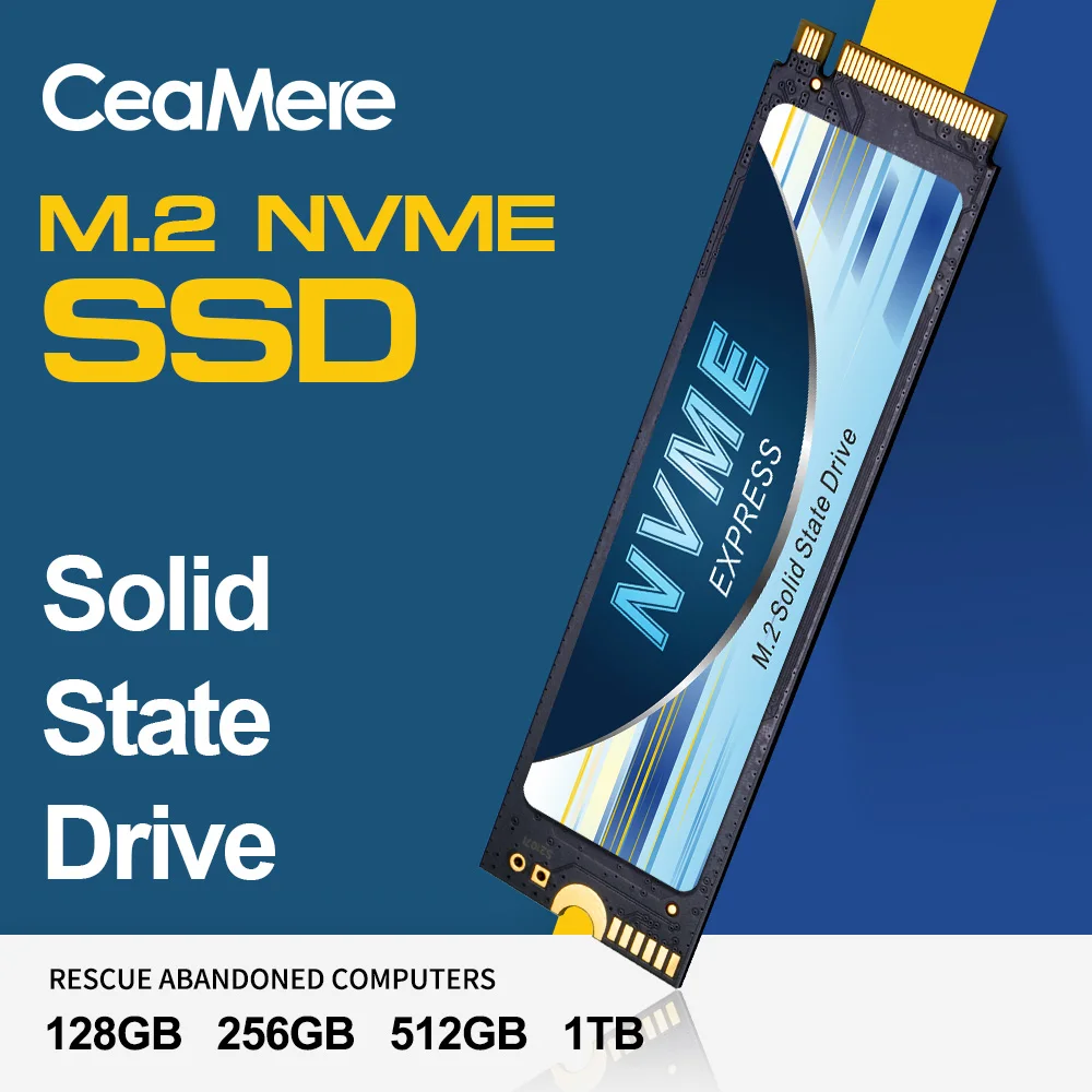 CeaMere 2-5 Stück M.2 SATAIII NGFF 128G 256GB SSD 512GB 1TB SSD M.2 2280 SSD Solid State Drive Festplatte für Laptop und Desktop – Detail 2