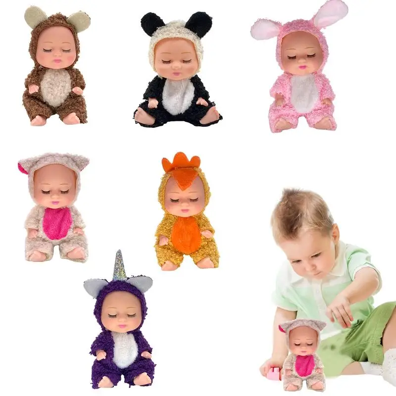 

Кукла реборн игрушечная вращающаяся с подвижными суставами, 6 шт.