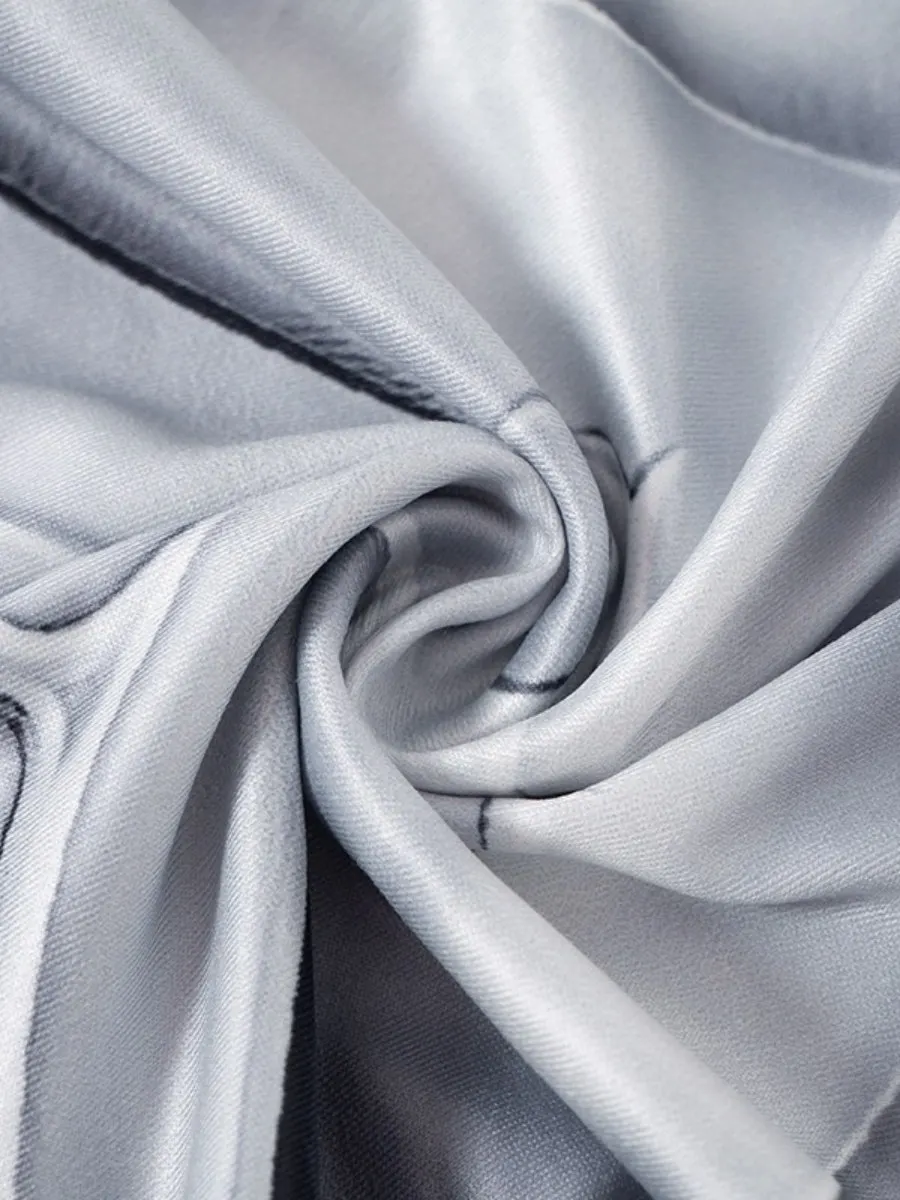SSTss otoño nuevo cuello simulado ajustado mono de manga larga chica caliente europea Sexy mono con estampado de cuerpo mecánico