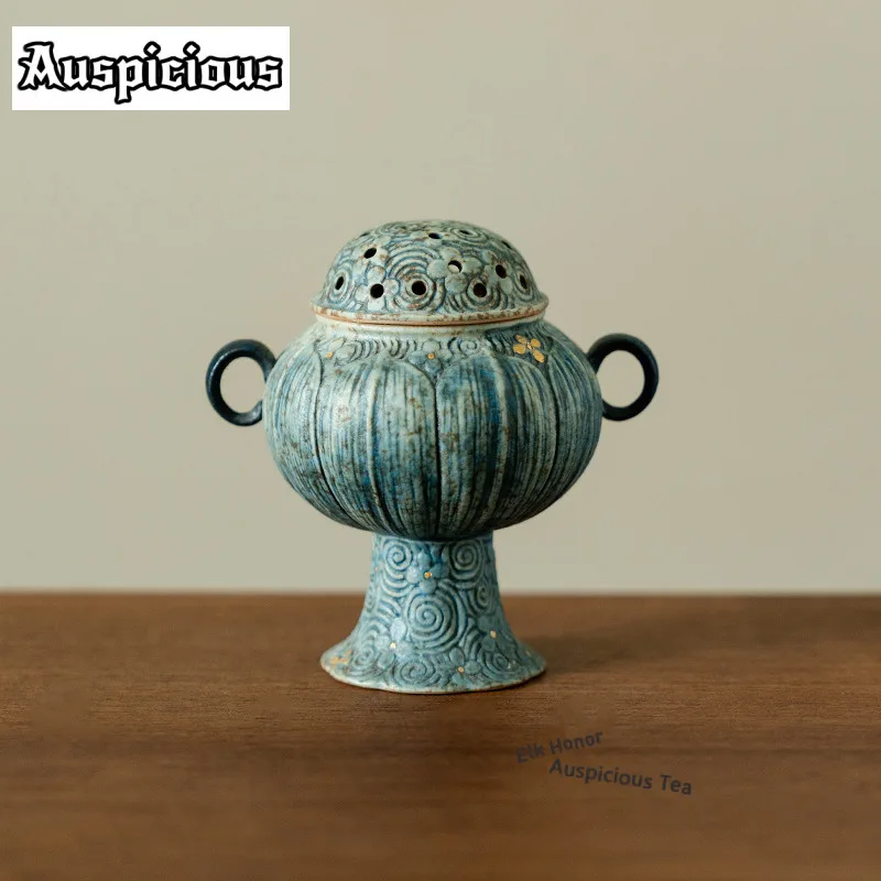 Cloud Pattern Yun  Tripodia  Incense Burner Incense Holder Diffuser Incense Burners Aromatherapy Censer Tableware Decoration Set