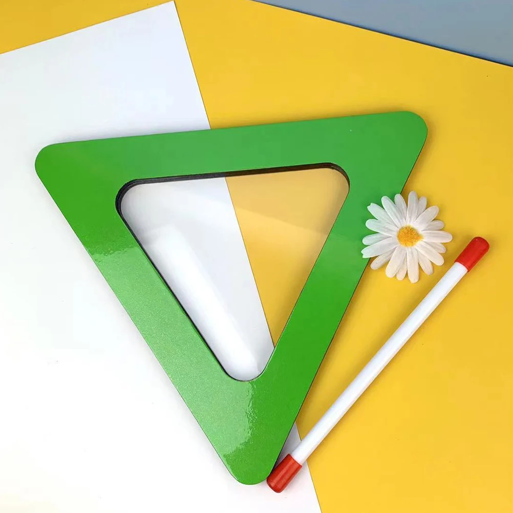 

Triangular Hand Drum Resin Skin Percussion Instrument Toys Kids Musical Toddler Professional Baby Educational Toy