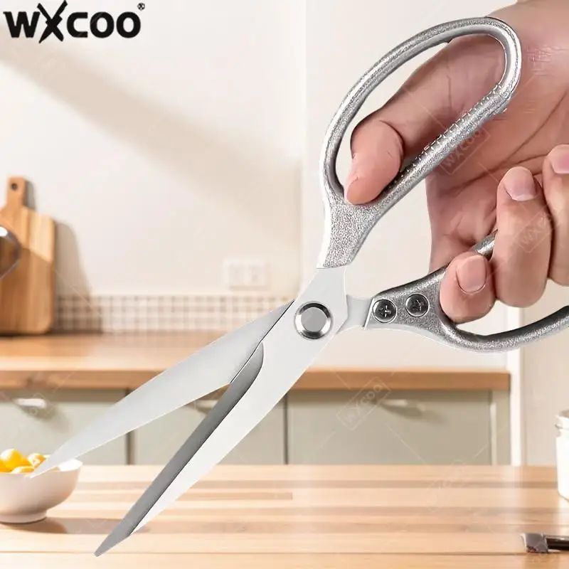 WXCOO Kitchen Scissors for BBQ Cooking Extended Food Scissor