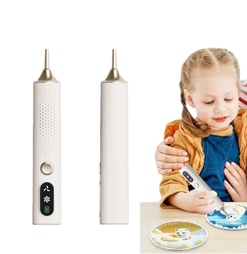 

Беспроводная электрическая ручка для алмазной мозаики с 2 режимами всасывания, без воска, аксессуар для алмазной мозаики