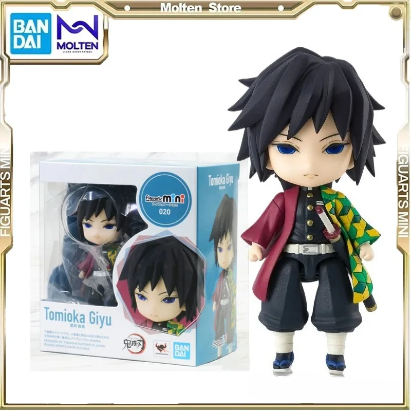 

Bandai натуральная мини-фигурка Tomioka Giyuu, украшение «Убийца демонов», в наличии, модель, детская игрушка, коллекционные украшения