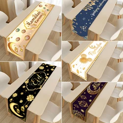 2024 Eid Mubarak Decor Table Runner Ramadan Decor For Home Islamic Muslim Party Supplies Ramadan Kareem Tablecloths Eid Al Adha