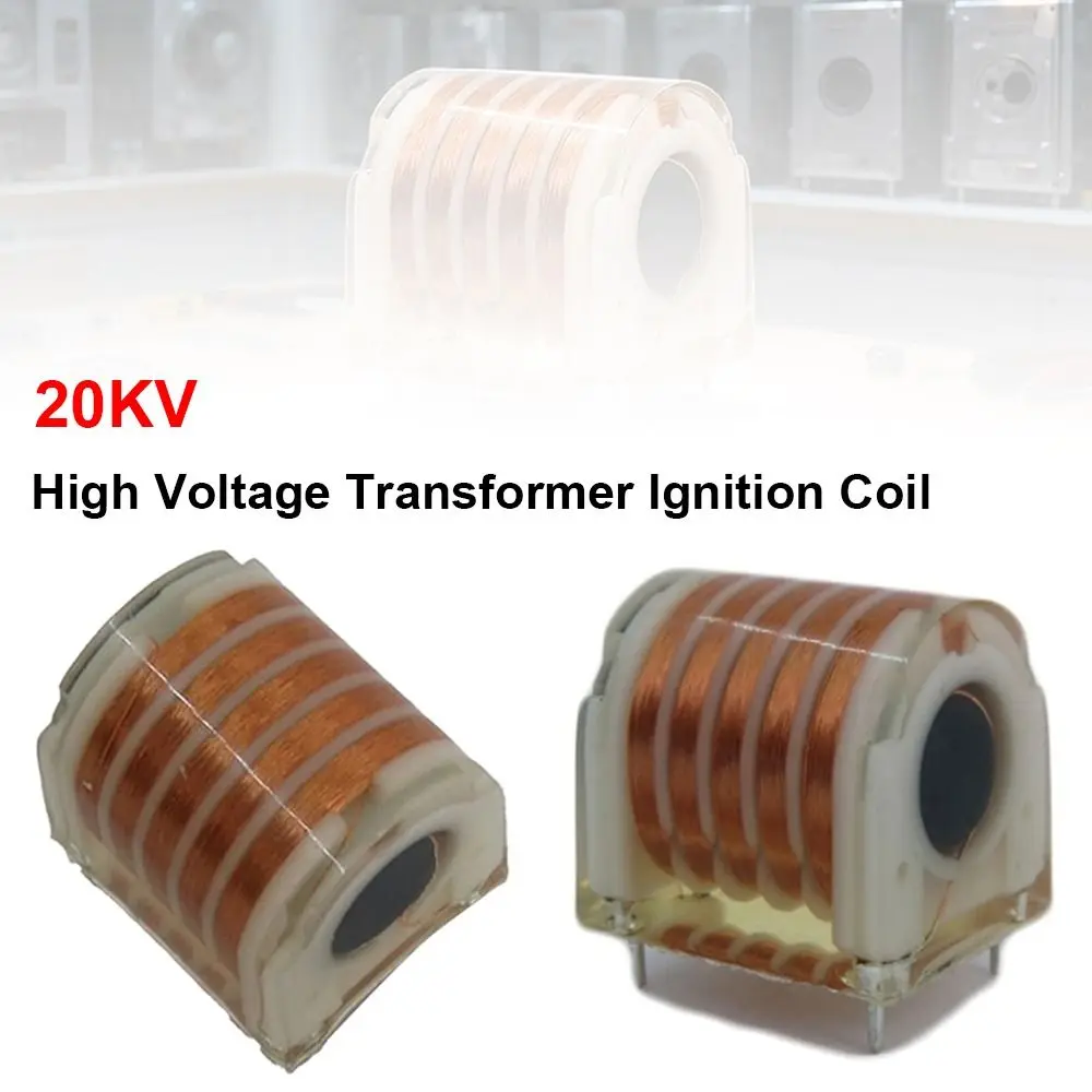 1Pcs 20KV High Voltage Transformer High Voltage High Frequency Ignition Coil Transformer Transformer Coil