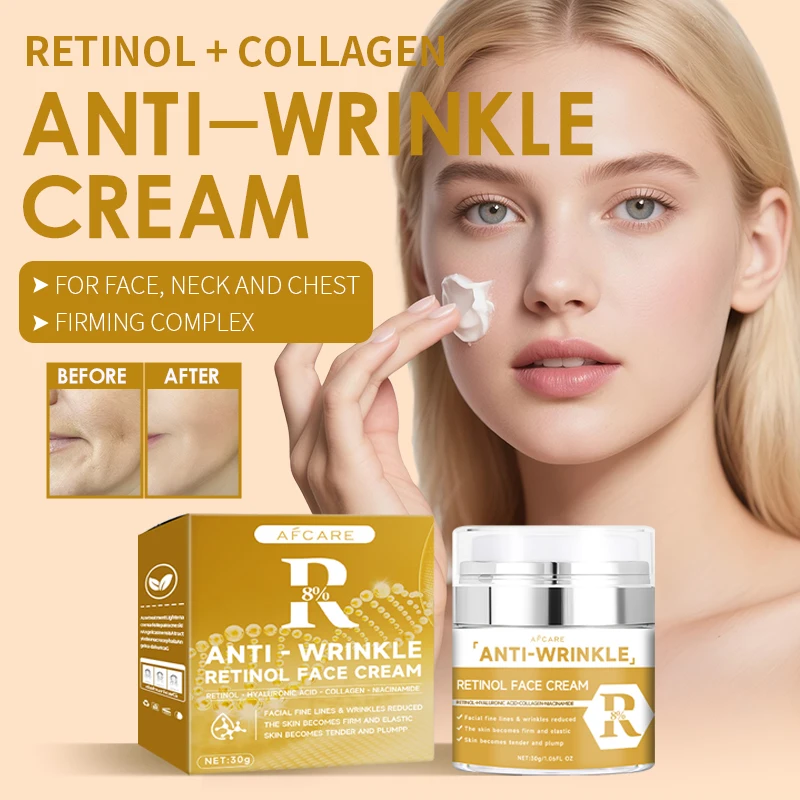 

Slim Face Cream Retinol Double Anti Wrinkle Moisturizing Anti Aging Moisturizer Reduce Facial Fine Lines Fade Wrinkles Skincare