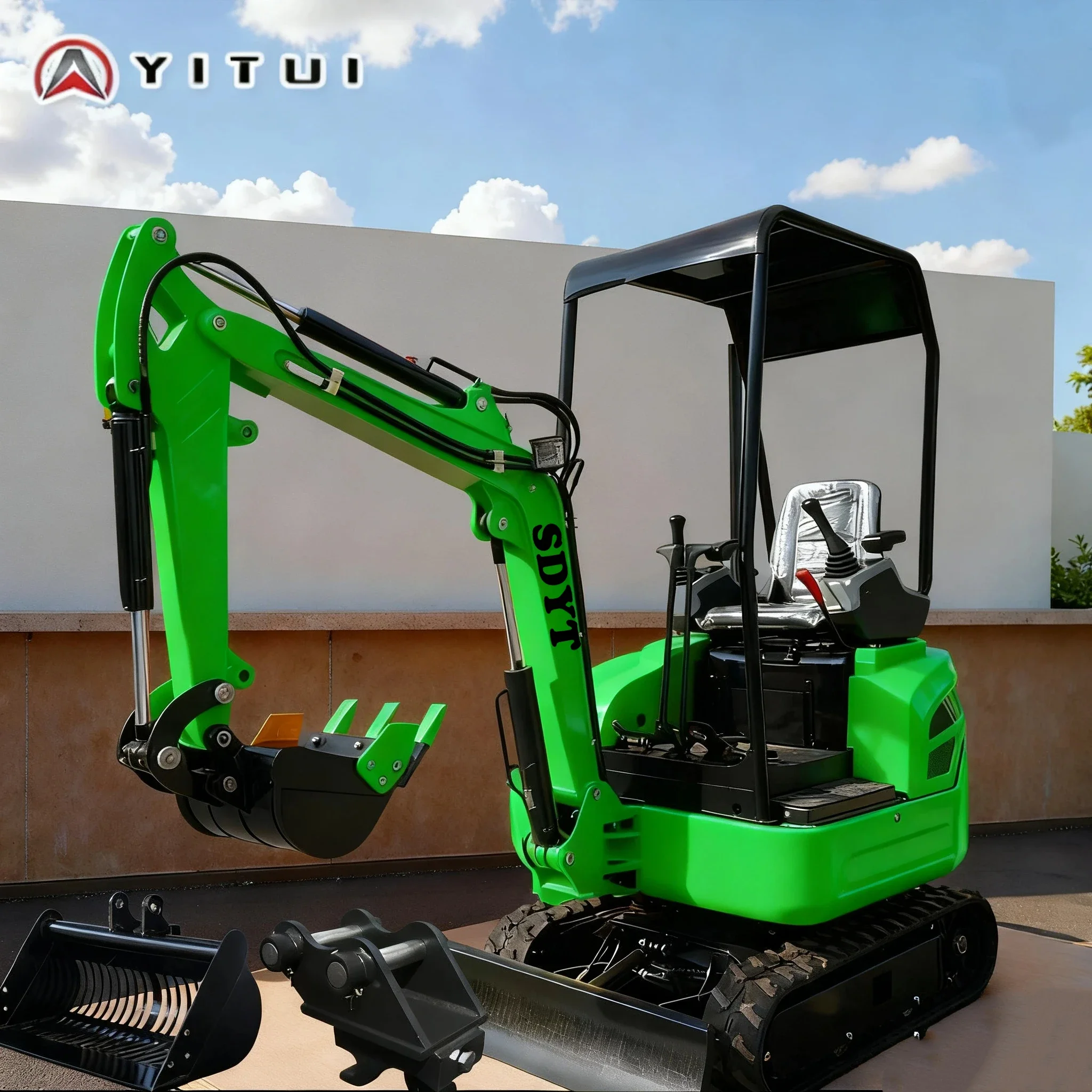 

Europe Yt-20 2000kg Excavator Agriculture Hydraulic Crawler Digge Kubota Epa Engine Mini Excavator Free Delivery