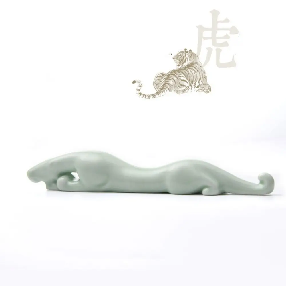 Creative Calligraphy Brush Holder Chinese Portable Ceramic Pen Holder Durable Practical Pen Rack Rest Stand Home Decoration