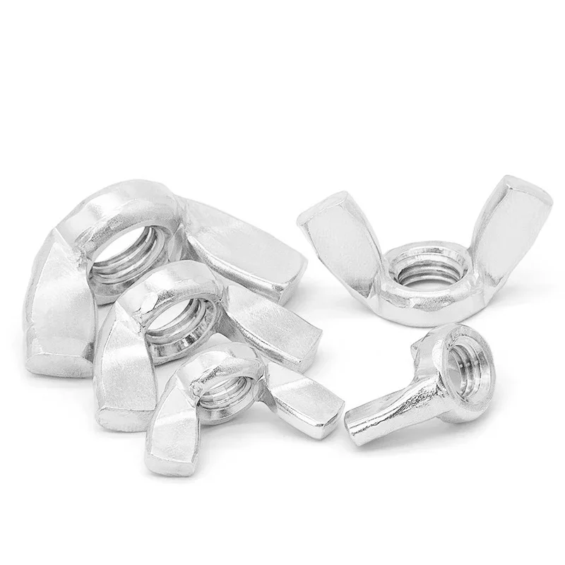 Butterfly Nuts 1/2 1/4 3/8 3/16 5/16 Inches Carbon Steel Wing Nut Fastening Nut 2/3/5/10pcs
