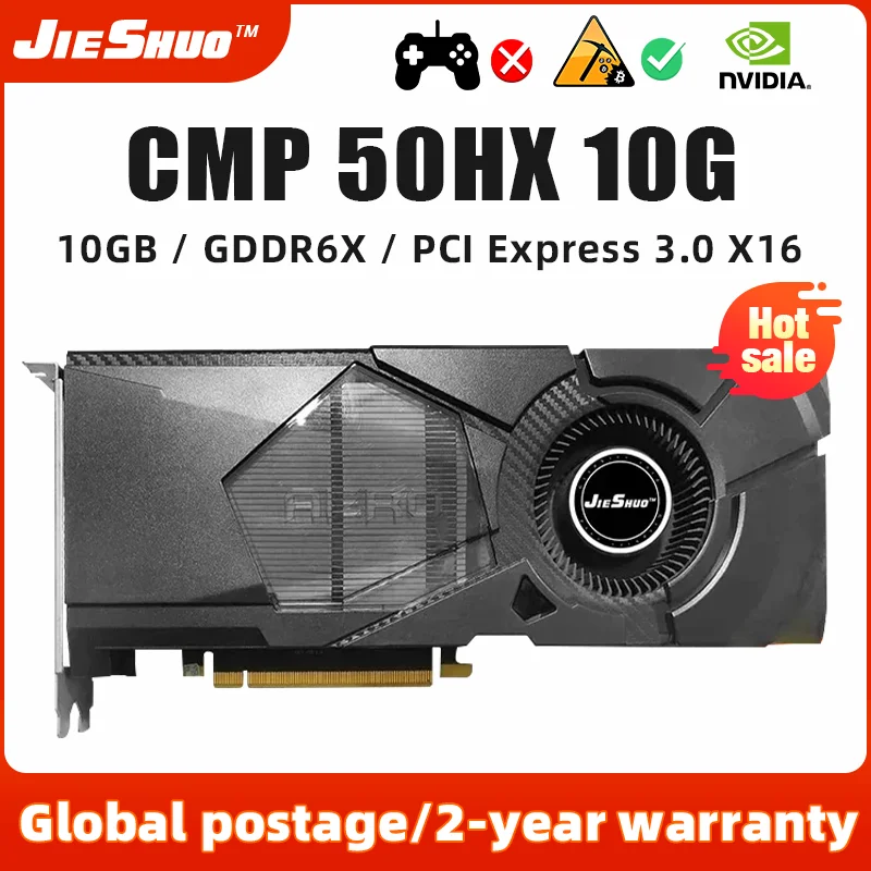 Jieshuo CMP 50HX 10GB – The Real-World Choice for ETC Mining Without Compromise