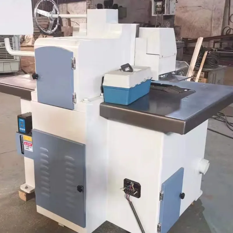 Heavy-du ty CNC Controlled Single Blade Straight Line Rip Saw for Hardwood Processing in European Sawmills