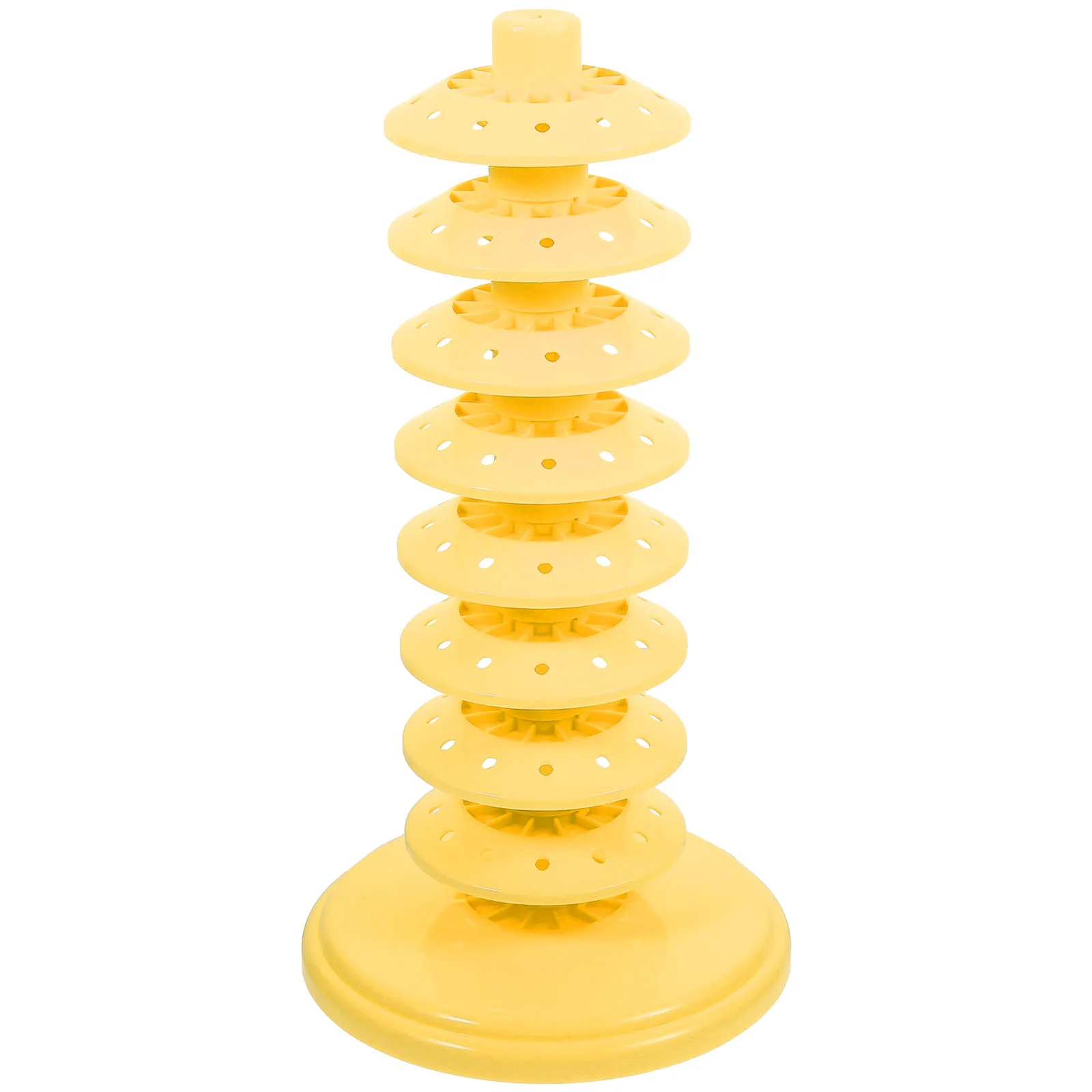 

Display Stand Lollipop Rack for Cake Pops Multi-layer Holder Decorative Yellow Stands