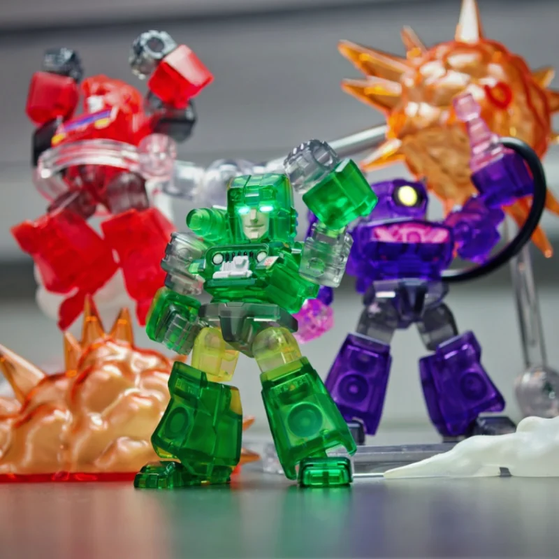 Originele Blokees Transformers One Autobots Bumblebee Megatron Galaxy Shining-versie Aangepaste actiefiguur Modelcollectiecadeau