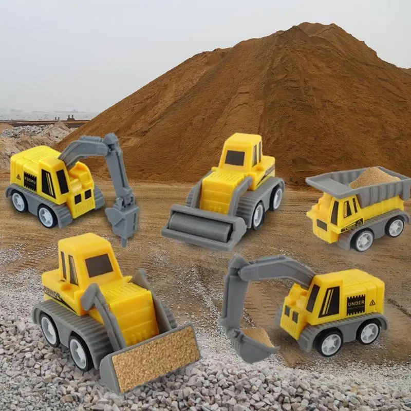 Construction Truck Toys Engineering Construction Truck Creative & Realistic Friction Powered Toys Construction Cars KidsPlay