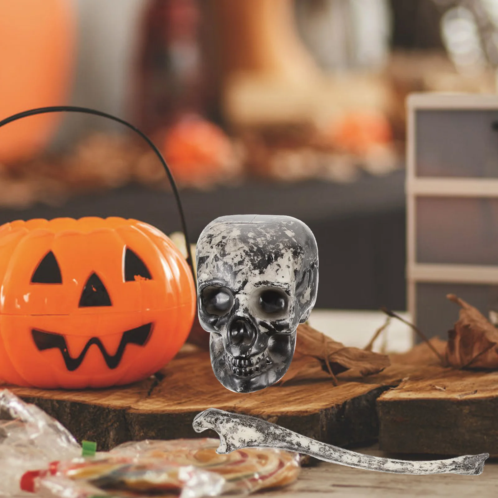 

6 PCS Fake Bone Decorative Child Bones Simulation Ornaments Halloween Prop