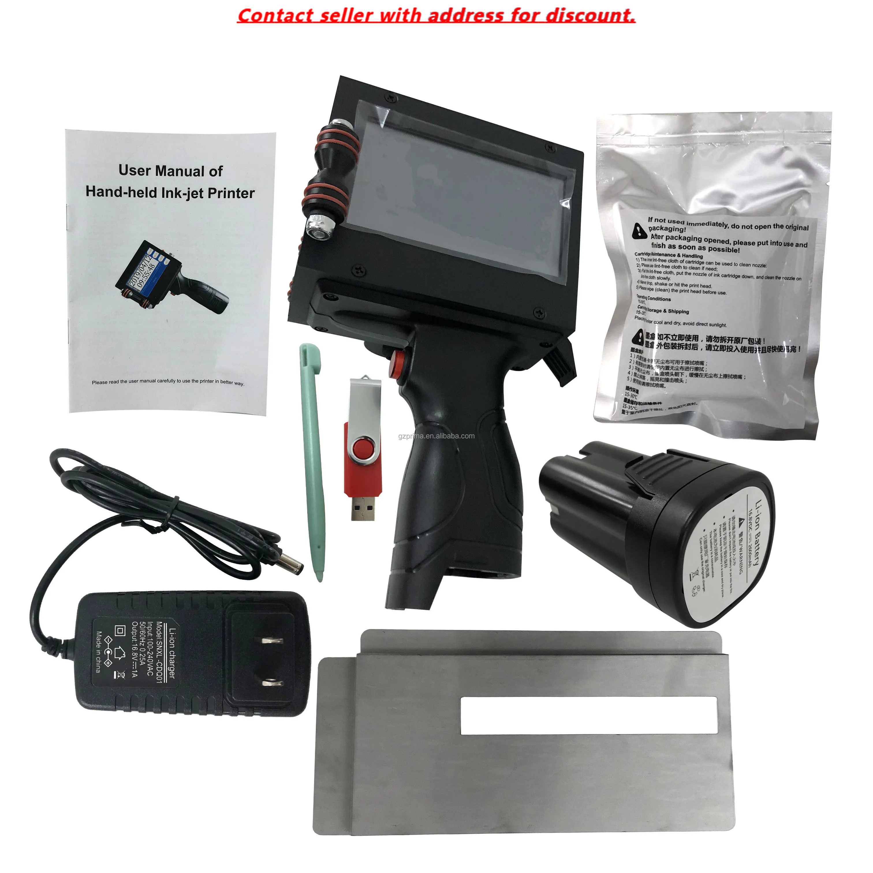 

IPS High Definition Multilingual Handheld TIJ Inkjet Printer Digital Logo Date Number Tij Hand Coding Machine IPS-HH1200 Plus