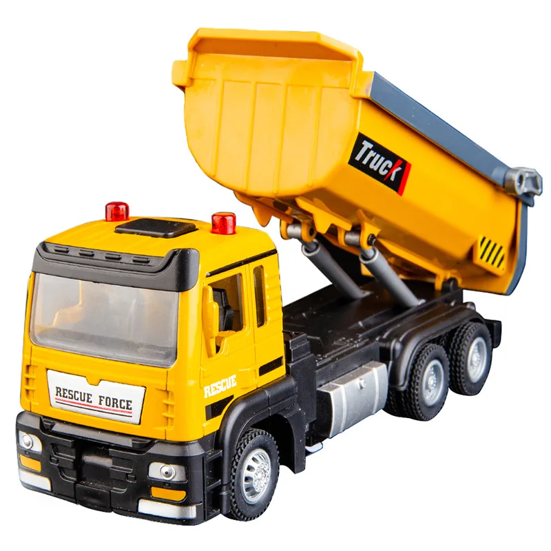 

Hot selling 1:50 plastic pull back dump truck model,simulation transporter toys,children's gifts,new products wholesale